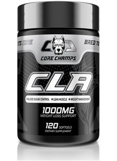 CORE CHAMPS CORE CHAMPS CLA 1000mg 120 Softgels 120 Serving  - Image 1