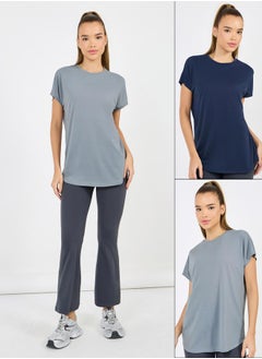 Styli Pack of 2 - Solid Curved Hem Top  - Image 1
