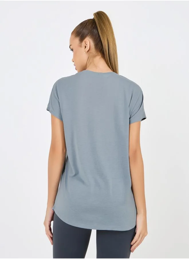 Styli Pack of 2 - Solid Curved Hem Top