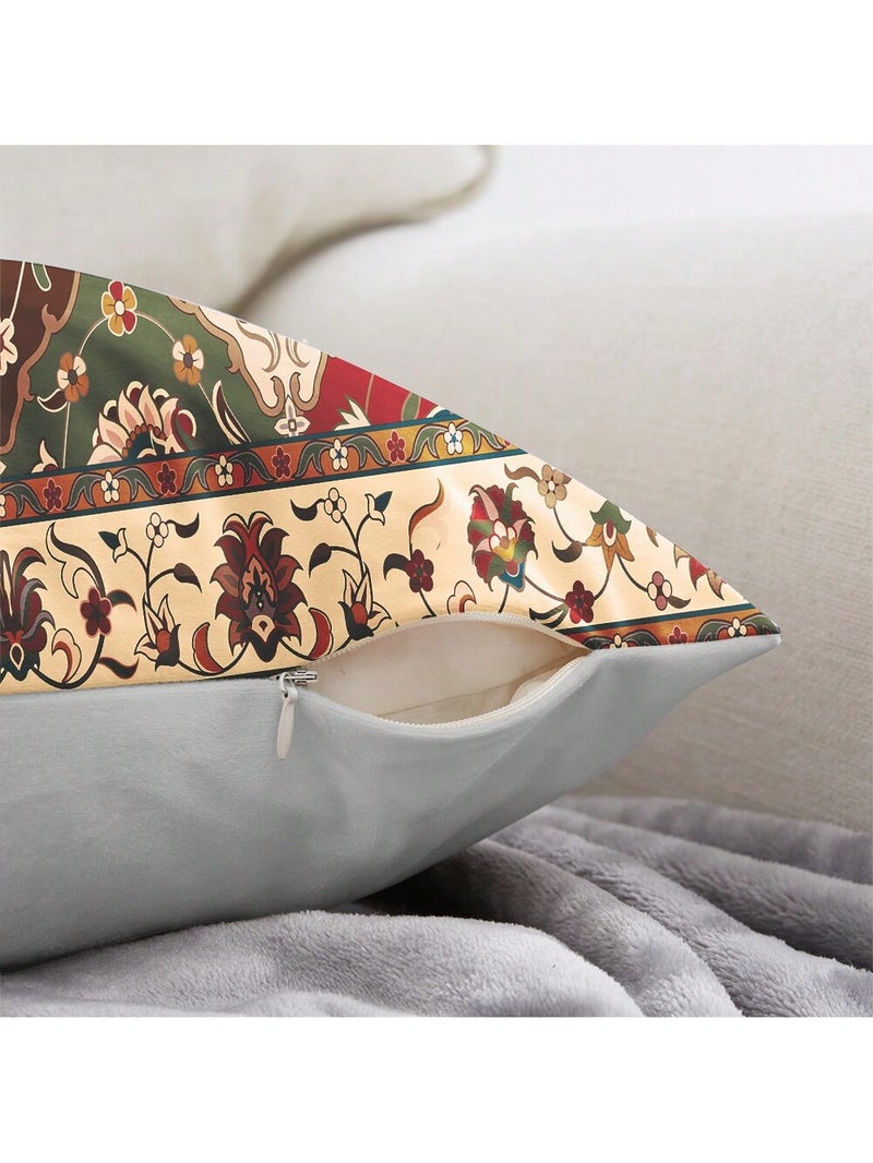 زينة رمضان طقم أغطية وسائد 2 قطع مقاس 45 × 45 سم بتصميم شرقي تقليدي - Image 4