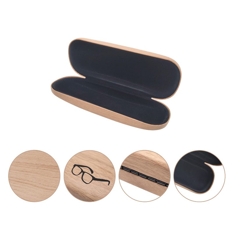 HSYMQ HSYMQ Hard Shell Glasses Case, Eye Glass Carry Case for Men Women, 3 Pack Eyeglass Sunglasses Cases  - Image 3