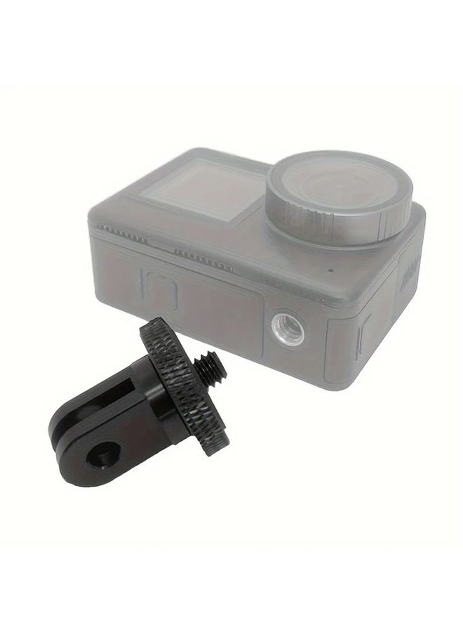 Aluminum Alloy Mini Tripod Adapter Mount With Screw For Action Cameras - Image 5