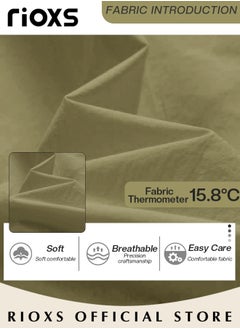 RIOXS Men's Women's Couple Casual Outdoor Hooded Outdoor Jacket for UV Protection Lightweight and Cool Jacket Quick Drying Sportswear  - Image 5