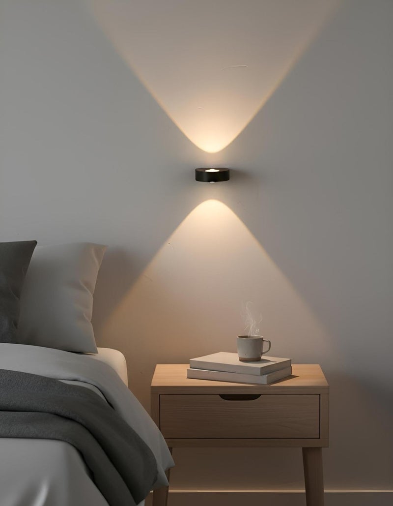 FILLISKA® Ultra Slim LED Indoor/Outdoor Wall Light, IP-65 Rainproof & Shockproof Body. (Slim MattBlack 1up + 1down)(2 Year Warranty) - Image 3