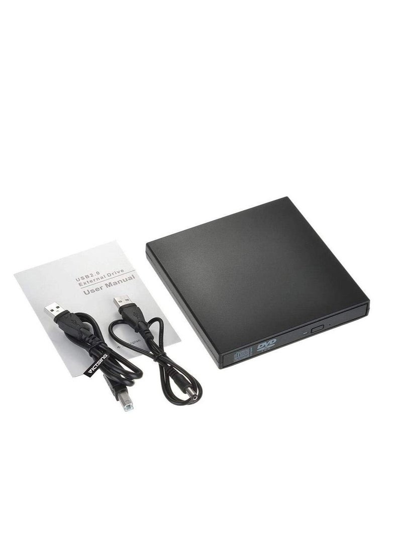 External PC Laptop USB 2.0 DVD CDR Writer Recorder Reader Player Burner Combo Drive Set