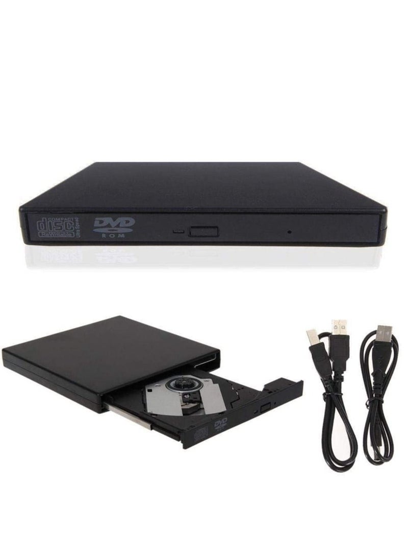 External PC Laptop USB 2.0 DVD CDR Writer Recorder Reader Player Burner Combo Drive Set