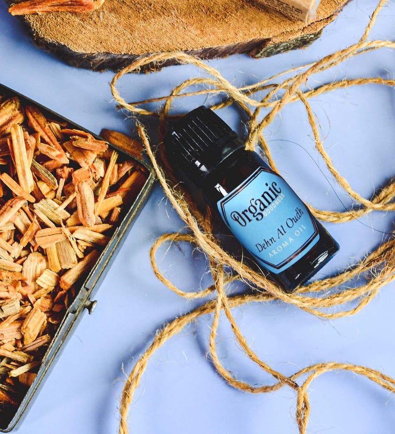 Song of India Song of India Organic Goodness Aroma Diffuser & Vaporiser Oil in Amber Coloured Glass Bottle | 100% Pure & Natural Essential Oil (Dehn Al Oudh/Oud) - Image 4