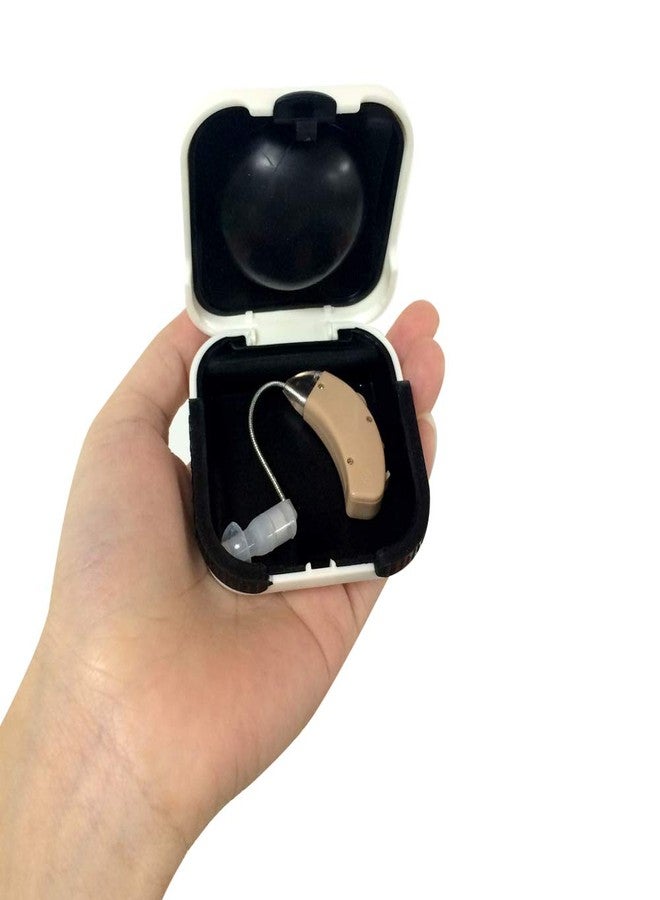 Phirunty Hearing Aid Case Hard Small Waterproof 2.16"*2.04"*0.39" Cushioned Interior for 2 Hearing Aids, ITE, RIC, CIC GPFATTRY(Style1) - Image 5
