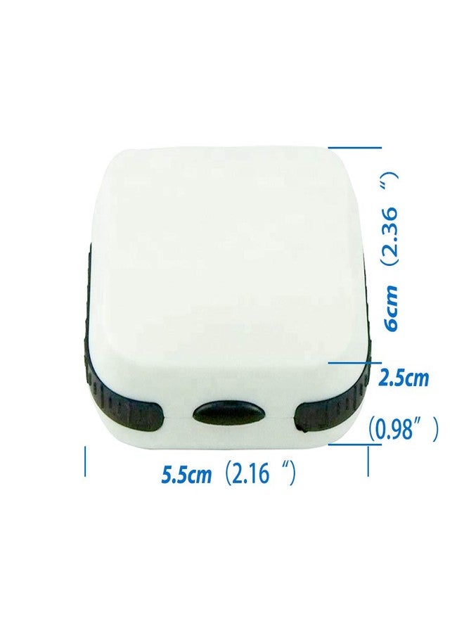 Phirunty Hearing Aid Case Hard Small Waterproof 2.16"*2.04"*0.39" Cushioned Interior for 2 Hearing Aids, ITE, RIC, CIC GPFATTRY(Style1) - Image 2