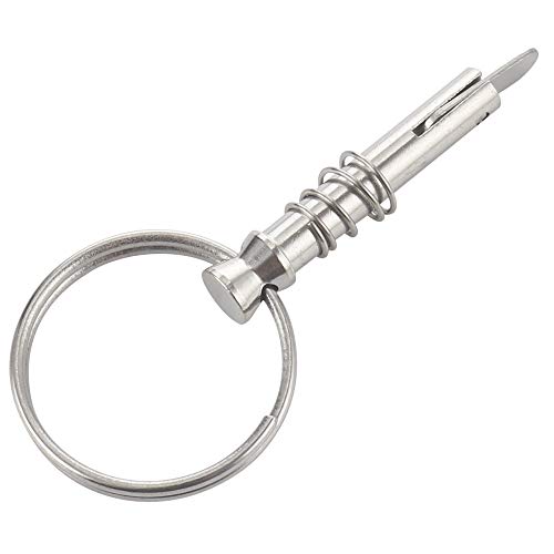 VTurboWay 4 Pcs Quick Release Pin 1/4" Diameter w/ Drop Cam & Spring, Usable Length 0.9", Full 316 Stainless Steel, Bimini Top Pins, Marine Hardware - Image 4