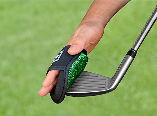 IZZO Golf Club Scrub and Golf Ball Cleaner, Black/Green - Image 3