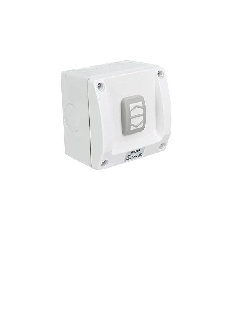 Schneider Clipsal Weather Protected Surface Switch WS226- Schneider - Image 3