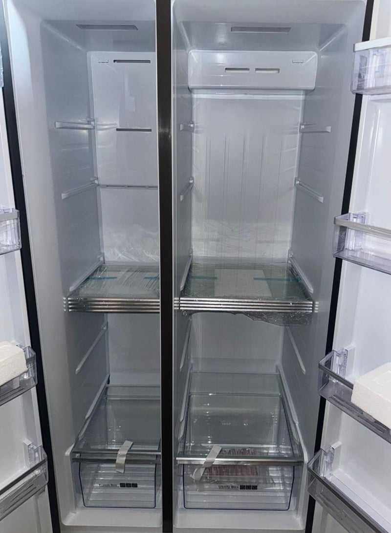 جنرال لاينز ثلاجة دولابي - 21.6 قدم - 612 لتر - اينوكس سلفر - GLRS612NS - Image 3