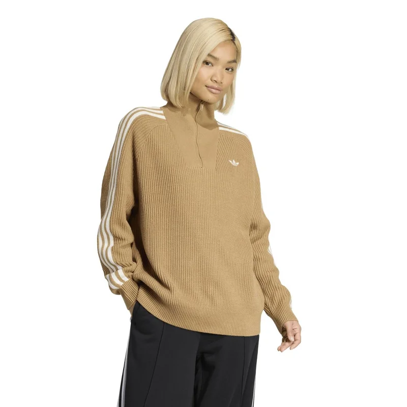 ADIDAS ORIGINALS FUNNEL NECK QUARTER ZIP Sweatshirt