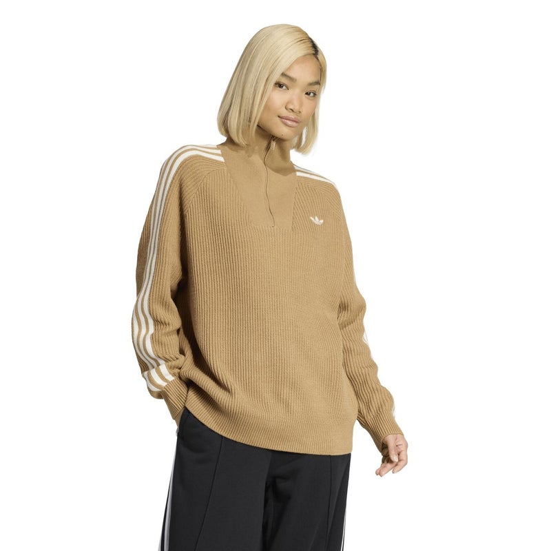 ADIDAS ORIGINALS FUNNEL NECK QUARTER ZIP Sweatshirt - Image 1