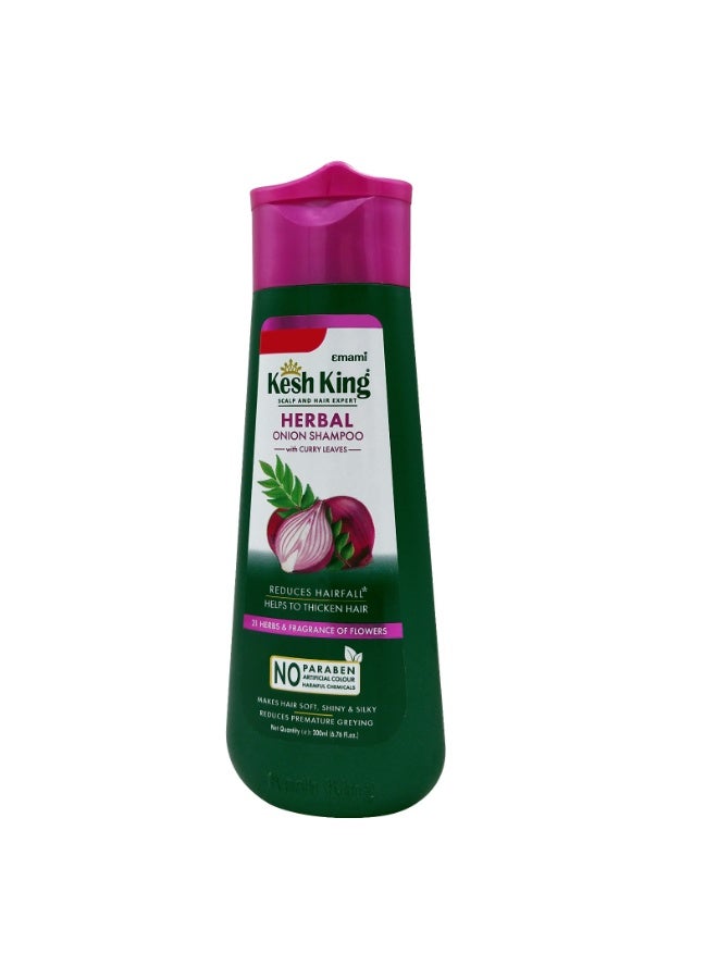 Kesh King Herbal Onion Shampoo With Curry Leaves 200ml - Image 3