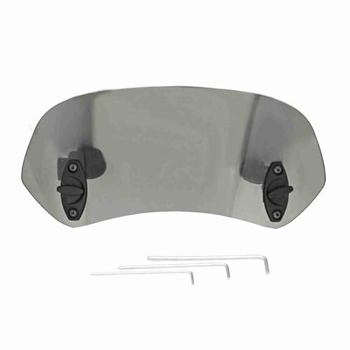 EVGATSAUTO Motorcycle Extension, Wind Motorcycle Adjustable Clip On Windscreen Wind Windscreen Extender for - Image 1