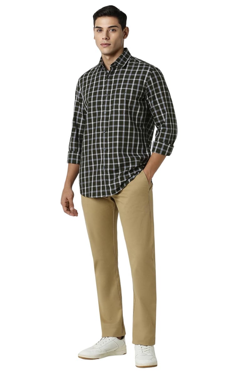 Van Heusen Men's Cotton Slim Fit Shirt (VSSFUSLFN87096_White, 40 - Image 5