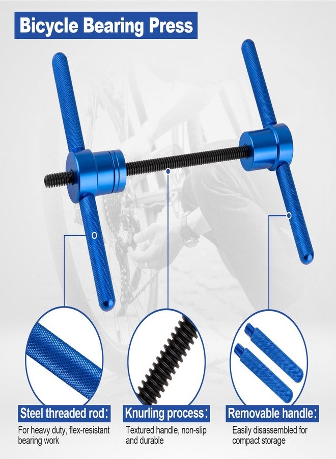 Devvicoo 25PCS Bicycle Bearing Press Kit for Wheel Hub, Soft Tail Frame Pivot Point Installation with Bushing Tool - Image 2