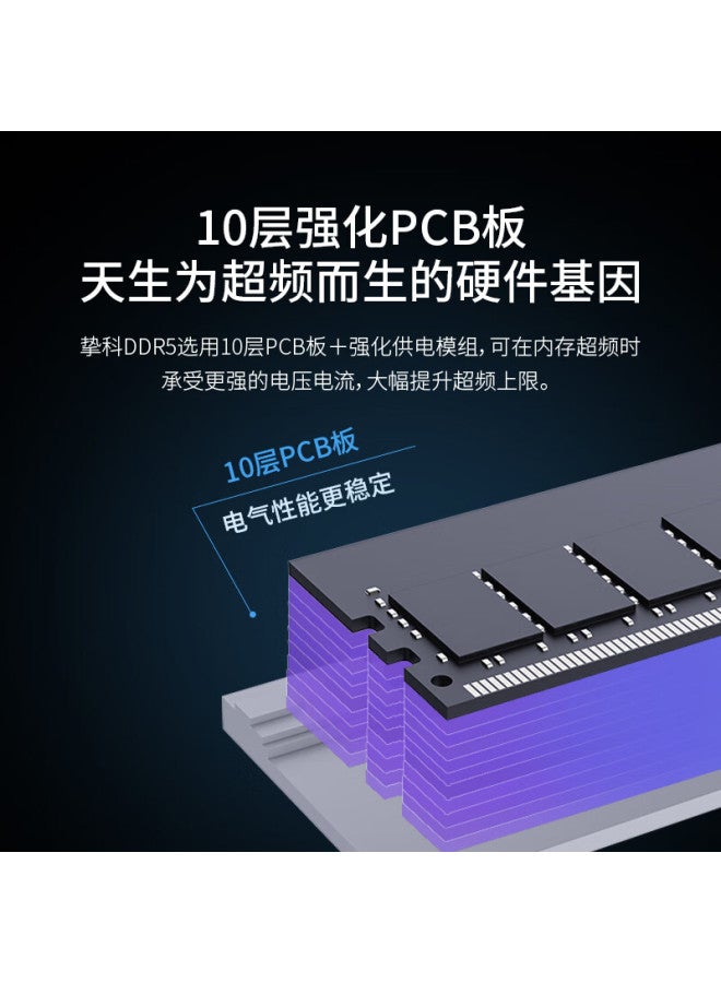 Zhike 48gb Ddr5 6000 C28 Desktop Memory White Pigeon Heat Spreader Hynix M-die Original Chips - Image 3
