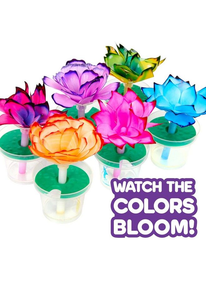Crayola Paper Flower Science Kit Color Changing Flowers Gift For Kids Ages 7 8 9 10 - Image 4