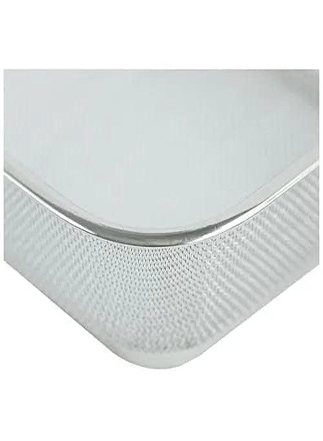 Lipsa Enterprise Rust Proof Stainless Steel Expanding Mesh Sink Strainer Rectangular Retractable Fruit Vegetable Drain Basket/Fridge Basket (35 x 25 x 7.5 cm) - Image 4