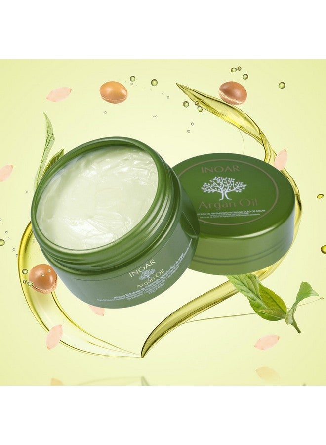 Inoar Argan Oil Hair Mask - Deep Conditioning, Moisturizing, Frizz Control for Curly Hair, Vegan, 8.05 Ounces/240 Milliliters - Image 4