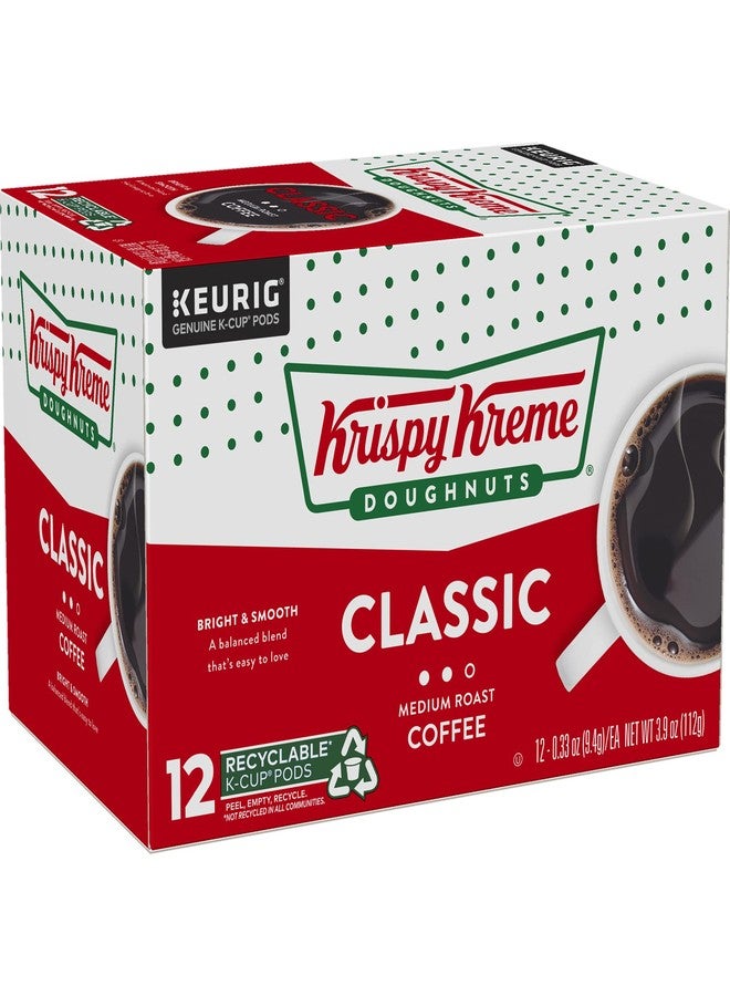 Krispy Kreme Classic Keurig Single-Serve K-Cup Pods, Medium Roast Coffee, 12 Count - Image 4