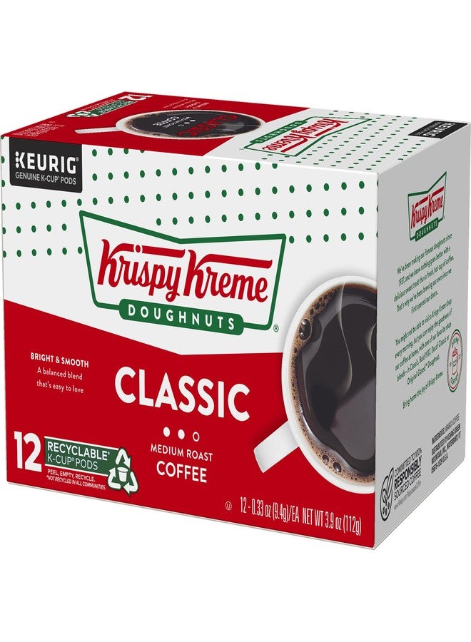 Krispy Kreme Classic Keurig Single-Serve K-Cup Pods, Medium Roast Coffee, 12 Count - Image 3