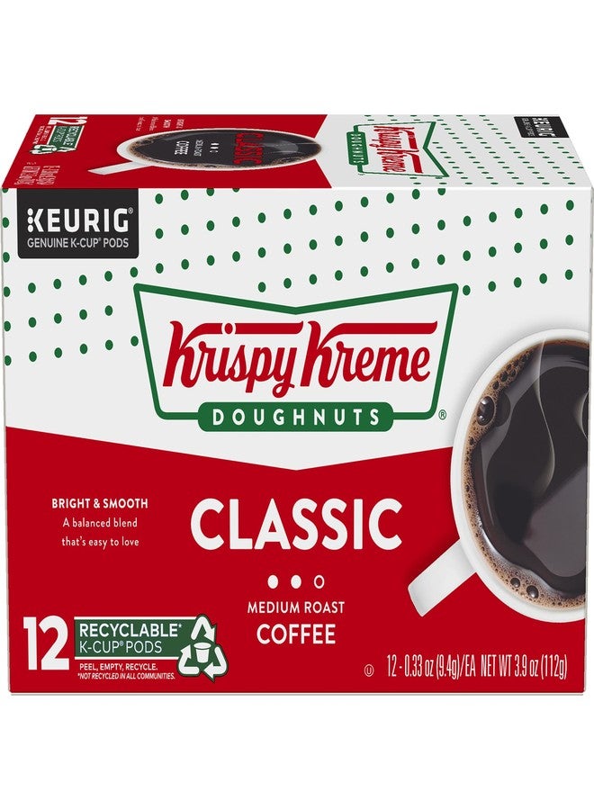 Krispy Kreme Classic Keurig Single-Serve K-Cup Pods, Medium Roast Coffee, 12 Count - Image 2