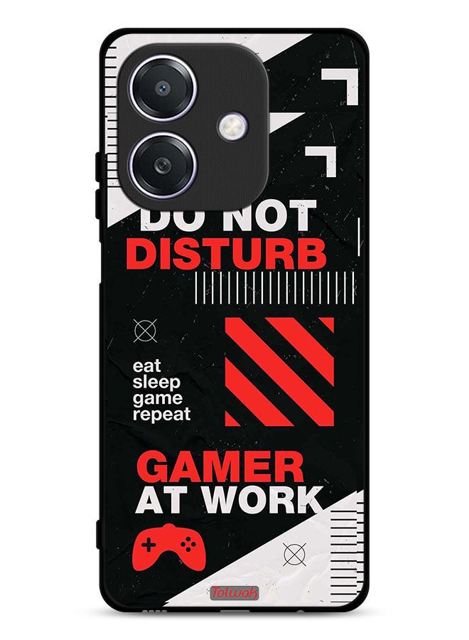 Tolwak Oppo A3x 5G Protective Case Cover Do Not Disturb Gamer At Work - Image 1