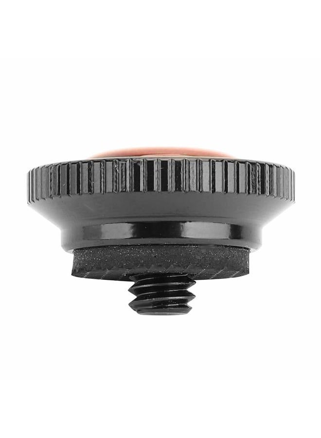 ANGGREK Quick Release Plate Mini Aluminium Alloy Round Quick Release Plate Ultralight Quick Release Plate for Manfrotto Compact Action Tripod (Rojo) - Image 5