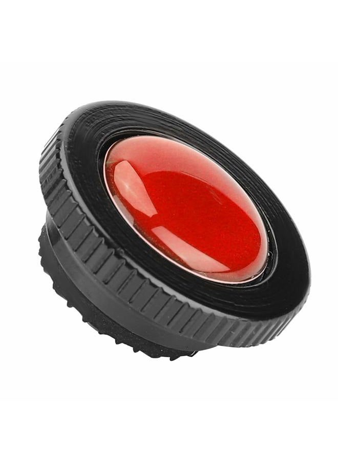 ANGGREK Quick Release Plate Mini Aluminium Alloy Round Quick Release Plate Ultralight Quick Release Plate for Manfrotto Compact Action Tripod (Rojo) - Image 1