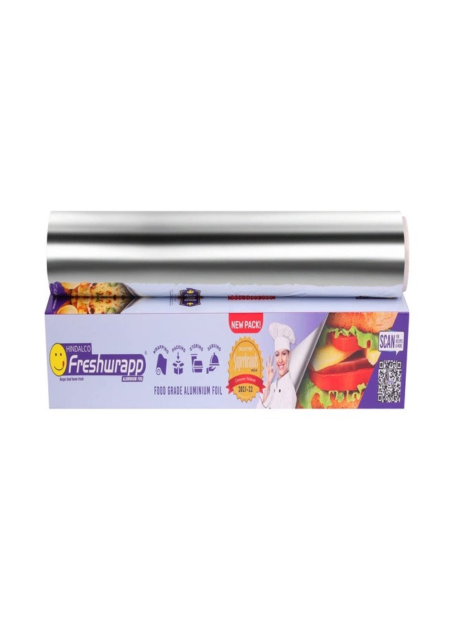 Freshwrapp Hindalco Freshwrapp Aluminium Foil 18 Meters, 11microns (Pack of 3) | Food Packing , Wrapping, Storing and Serving - Image 3