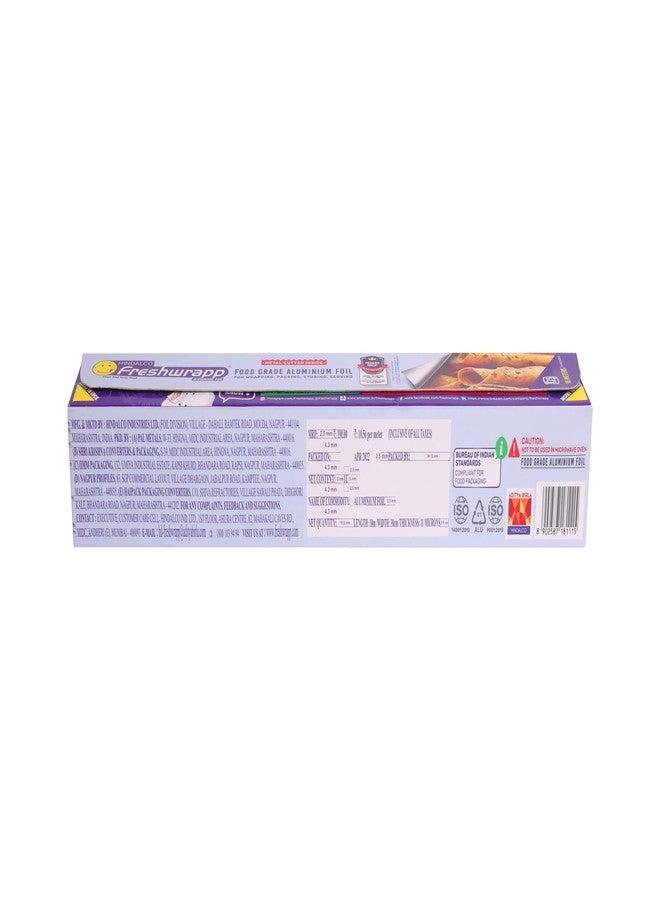Freshwrapp Hindalco Freshwrapp Aluminium Foil 18 Meters, 11microns (Pack of 3) | Food Packing , Wrapping, Storing and Serving - Image 4