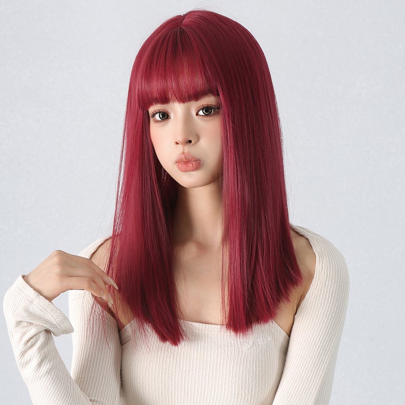 Long Straight Synthetic Wig: Realistic Natural-Like Appearance - Adjustable Breathable Straps for Comfort, Trendy Fashion Wig for Women’s Party Costume Daily Style - Image 2