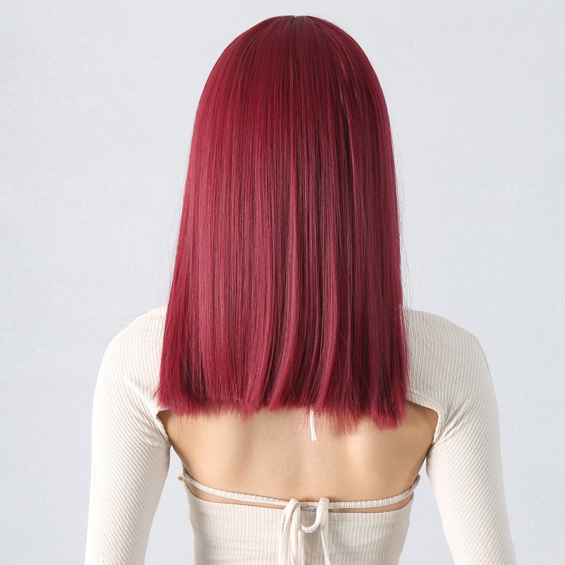 Long Straight Synthetic Wig: Realistic Natural-Like Appearance - Adjustable Breathable Straps for Comfort, Trendy Fashion Wig for Women’s Party Costume Daily Style - Image 4