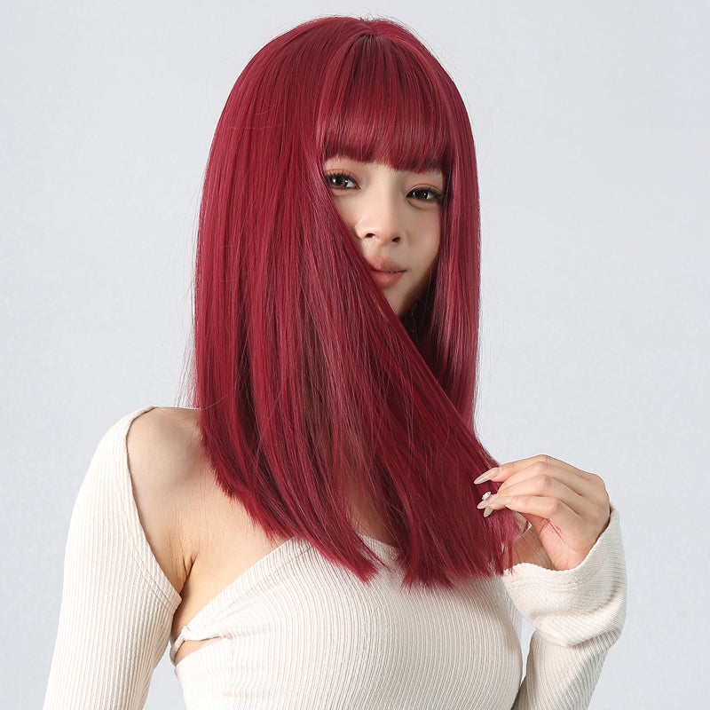 Long Straight Synthetic Wig: Realistic Natural-Like Appearance - Adjustable Breathable Straps for Comfort, Trendy Fashion Wig for Women’s Party Costume Daily Style - Image 5