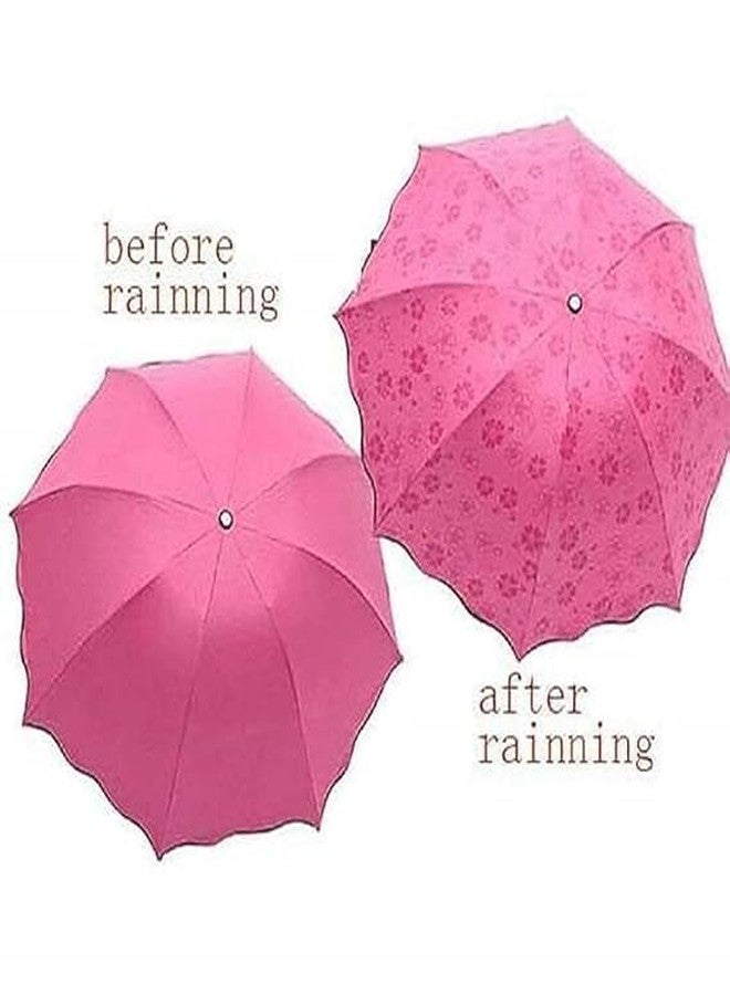 Fovrtye Auto-Open Folding Umbrella, Water-Reveal Pattern Design, UV Protection, Lightweight, Random Colour - Image 5