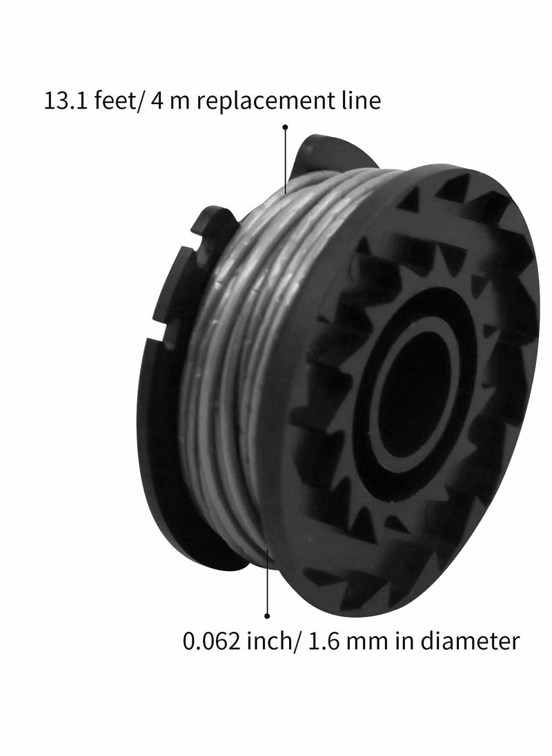 SYOSI - 3Pcs Grass Trimmer Accessories Spools, Replacement 13.1Feet x 0.062inch/ 4 m x 1.6 mm Spool Line Strimmer Spool and Line Compatible with ART 23SL, for ART 26SL - Image 1