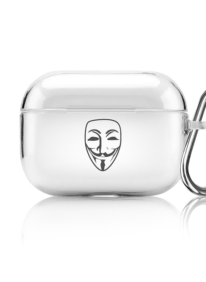 Stylizedd Classic Clear printed Case for Apple AirPods Pro 2nd Generation Thin Transparent Cover [Designed for Apple AirPods Pro 2nd Generation] - Vendetta - Image 1