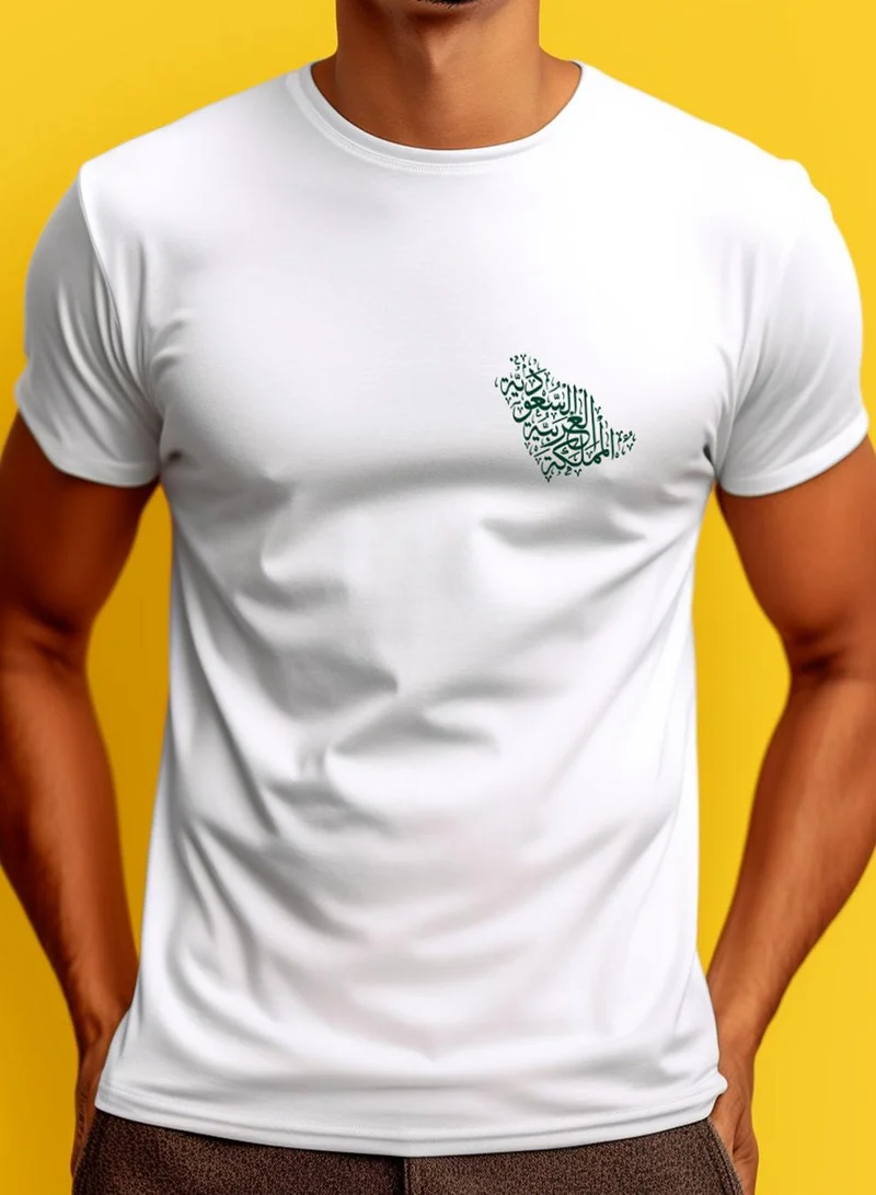 Lowha Cotton T-Shirt for Saudi National Day or Everyday Saudi Pride Wear for Women & Men
