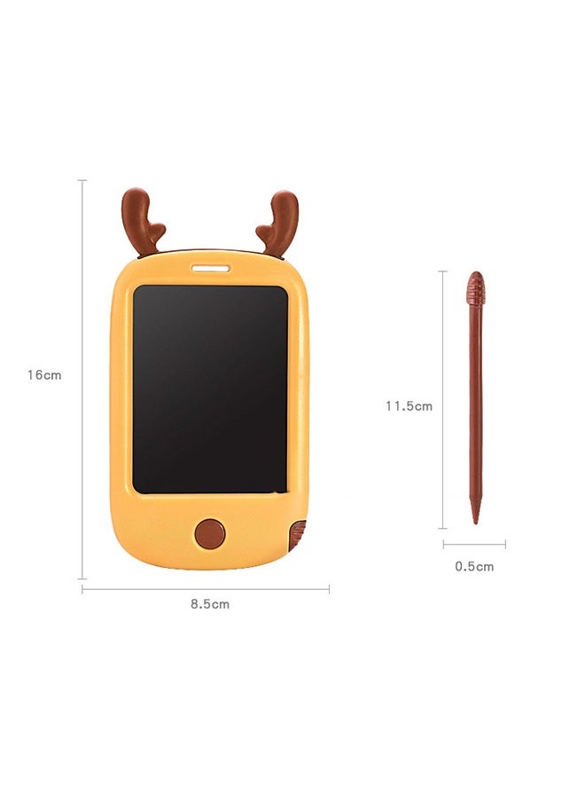 Children LCD Writing Graphics Tablet Electronic Cartoon Graffiti Message Painting Drawing Board 4.4 Inch