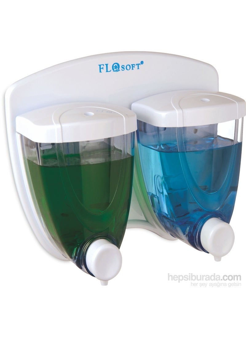 Flora Flosoft F029 Liquid Soap Dispenser Twin 350+350 ML 