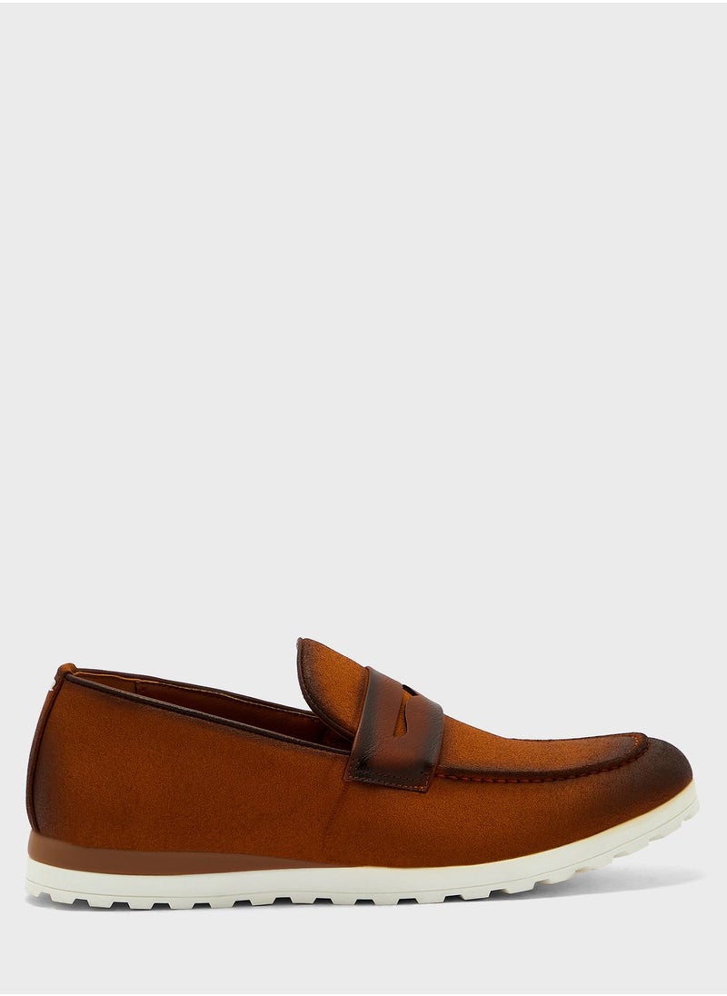 Robert Wood - Suede Casual Slip Ons - Image 1