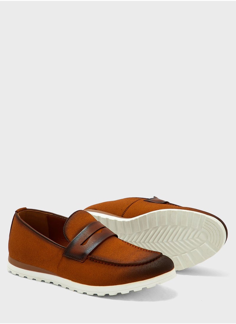 Robert Wood - Suede Casual Slip Ons - Image 1