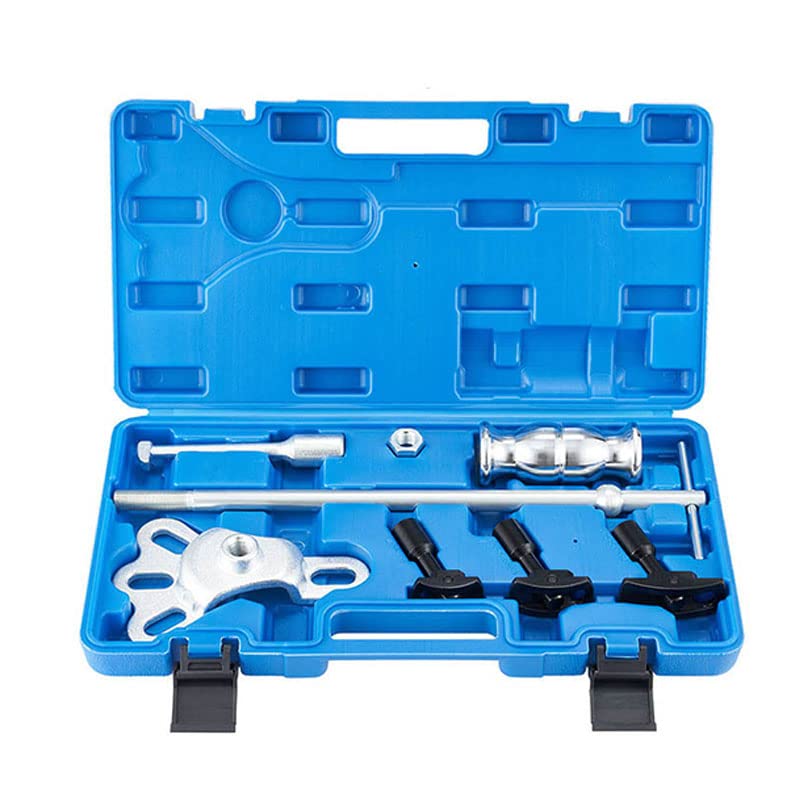 Alltooetools Rear Axle Bearing Remove Puller Tool Kit Bearing Remover Set with Slide Hammer Yoke and 3 Adapters, 1" to 2-7/8" IDs - Image 1