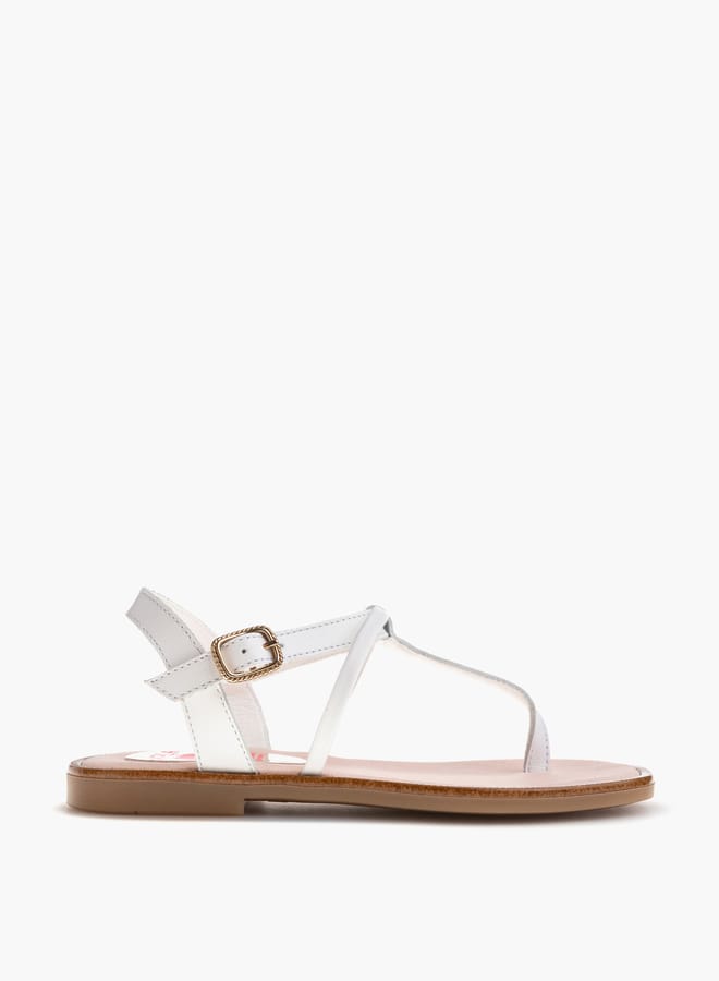 Pablosky Girls Strap Sandals With Buckle Closure  - Image 1