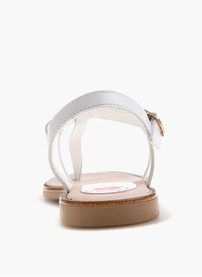 Pablosky Girls Strap Sandals With Buckle Closure