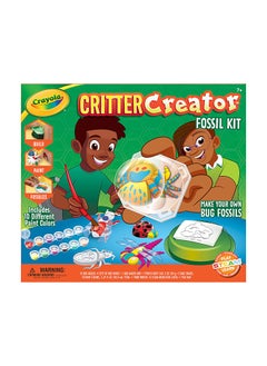 Critter Creator - Fossil Kit, Metallic Clay Art Kit with Paint And Fossil Molds, STEM System, 7+ Yrs